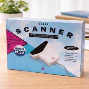 Dexxa Handheld Scanner Vintage 92 Deadstock Sealed Box Includes Editing Software